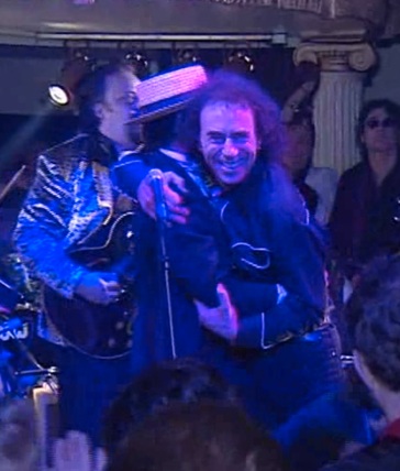 Peter Golding and Kid Creole at cafe de paris